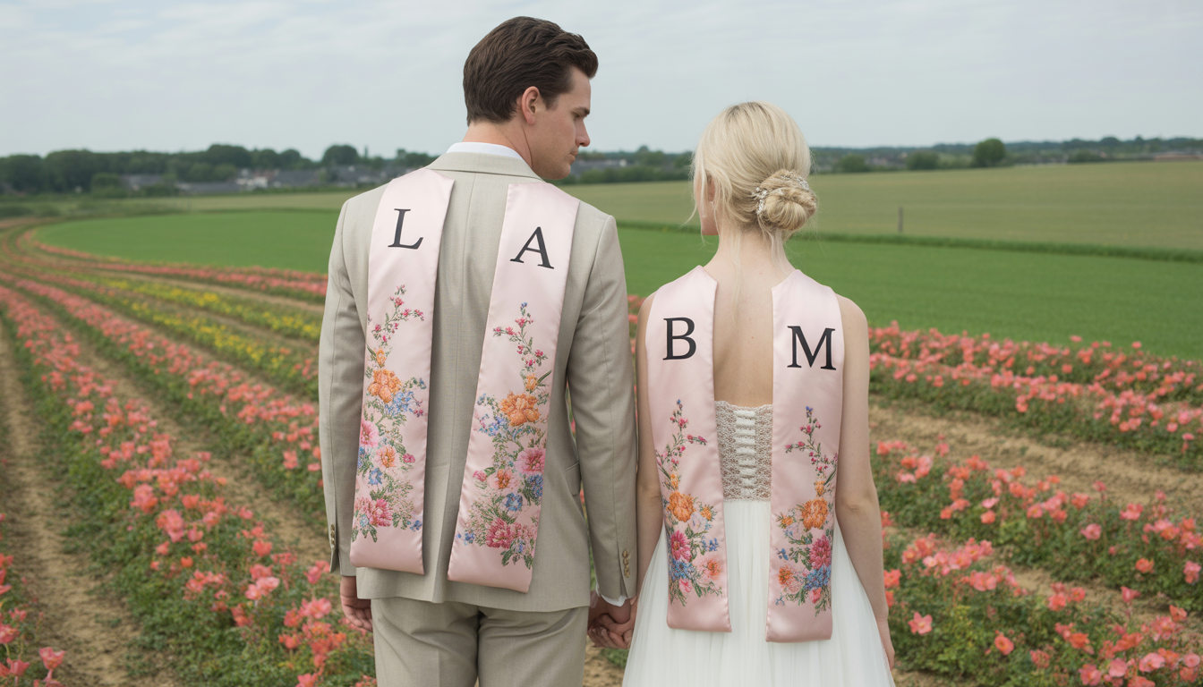 Impression textile mariage Belgique : Personnalisez votre grand jour avec style