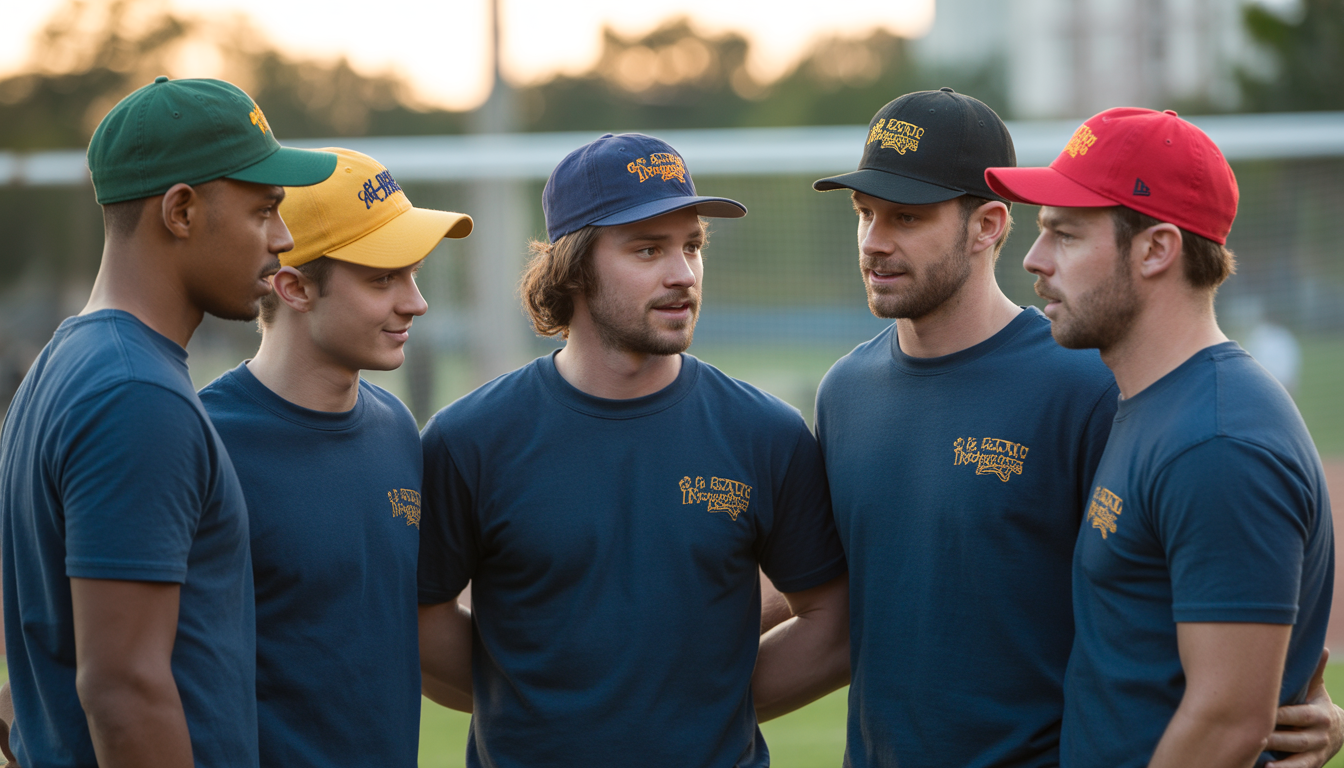Casquette équipe personnalisée