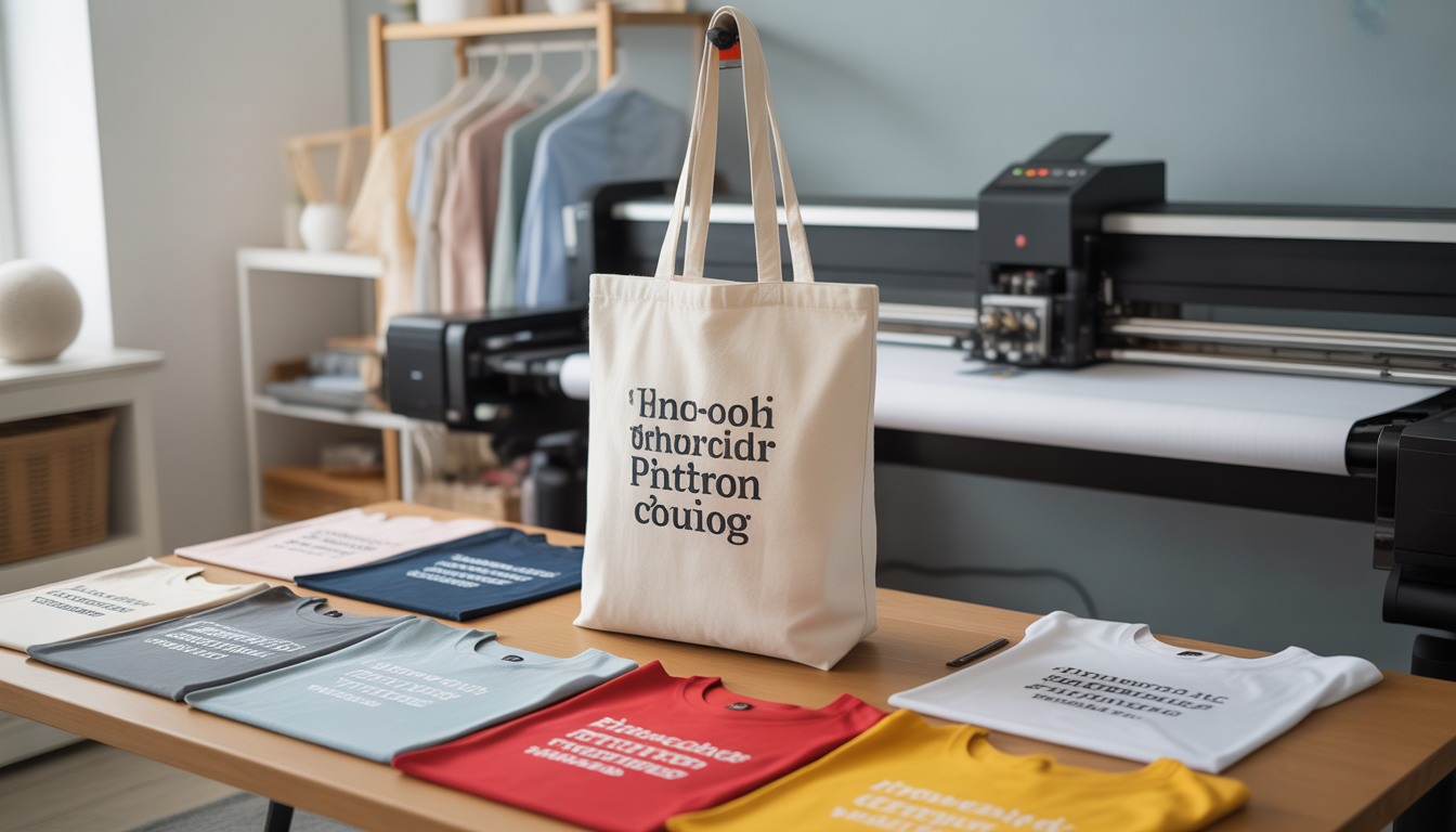 impression textile sur objets personnalisés