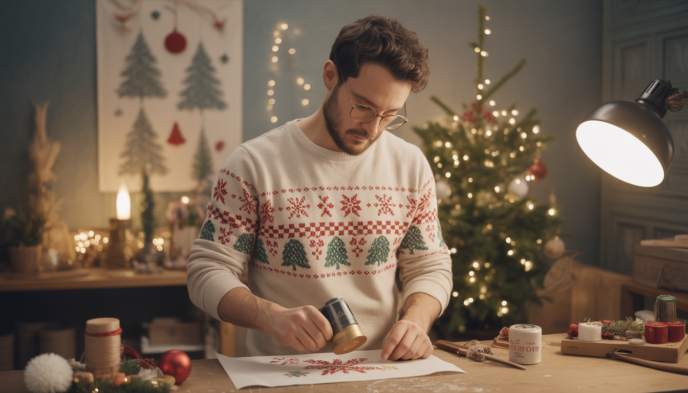 Impression DTF : 10 idées de motifs pour pull de Noël personnalisé