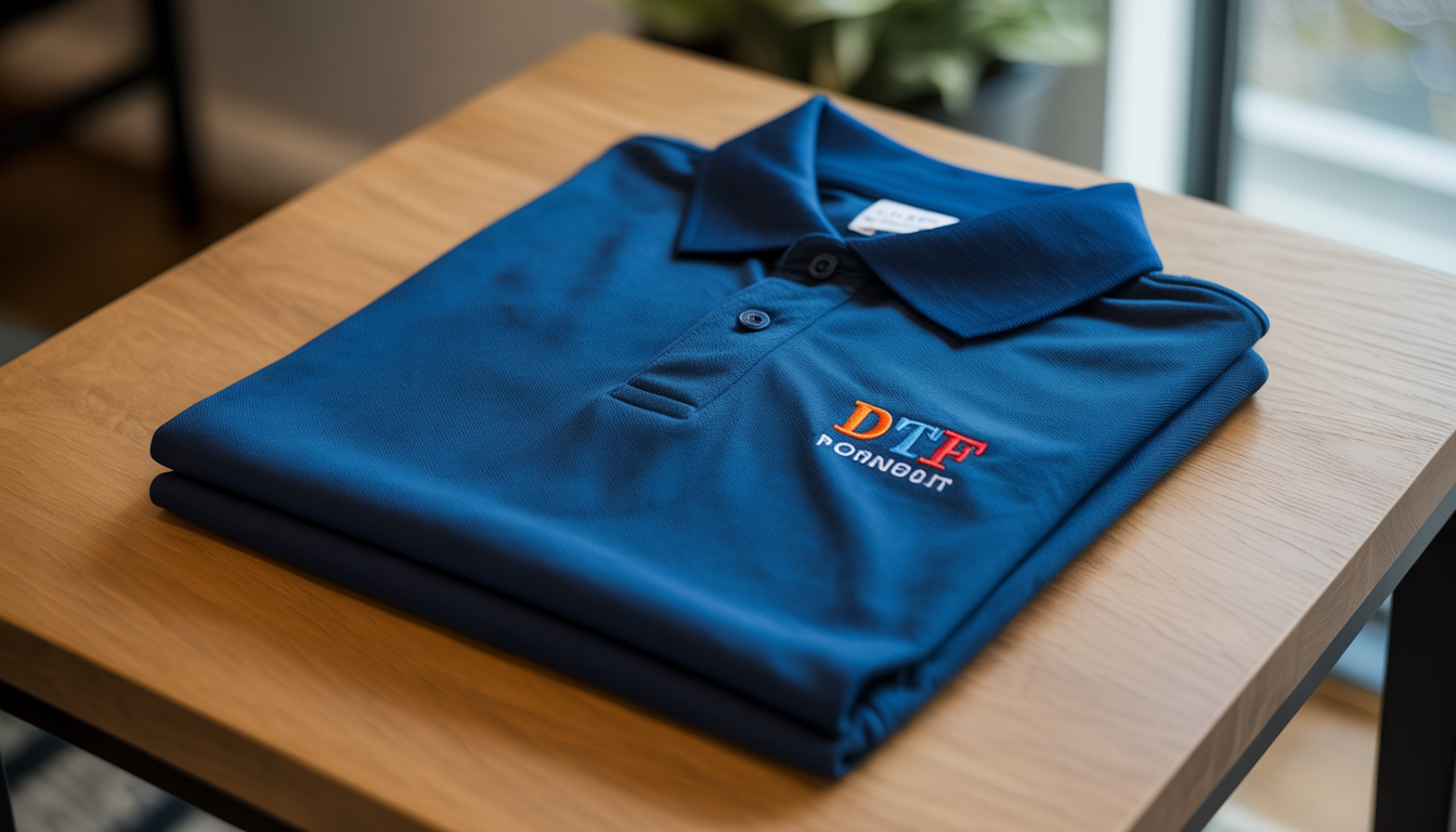 polo personnalisé pas cher impression DTF