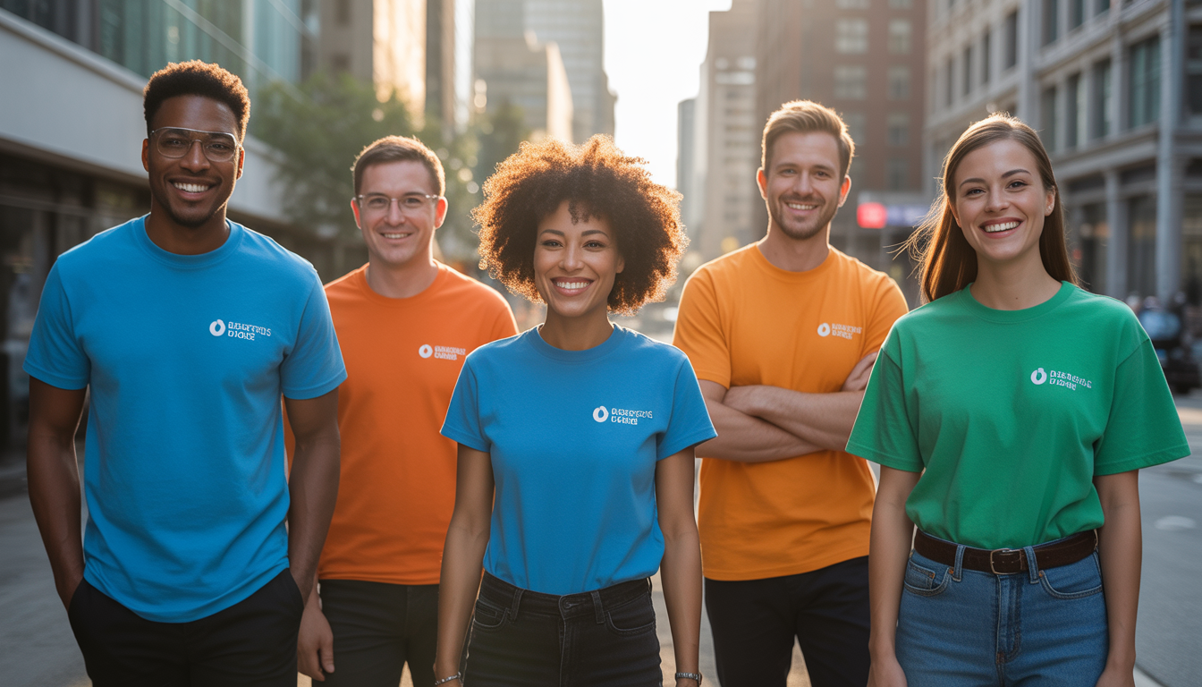 T-shirts personnalisés : l’outil de communication incontournable pour les PME et indépendants